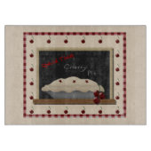 Cherry Pie Glass Cutting Board Schneidebrett (Vorderseite)
