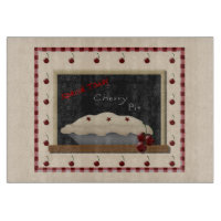 Cherry Pie Glass Cutting Board