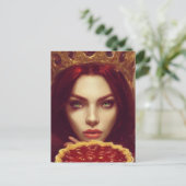 Cherry Pie Goddess Postcard Postkarte (Stehend Vorderseite)
