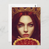 Cherry Pie Goddess Postcard Postkarte (Vorne/Hinten)