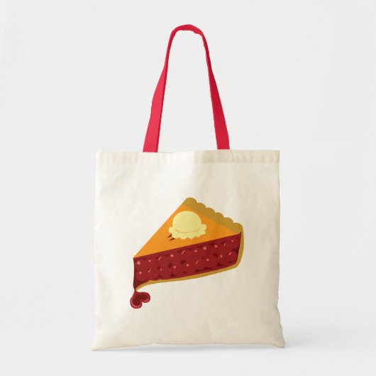 Cherry Pie Heart Tragetasche (Vorne)