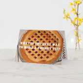 Cherry Pie Karte (Gelbe Blume)