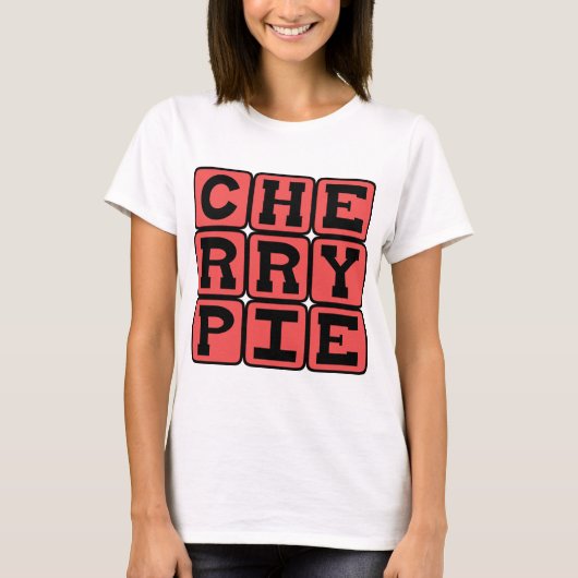 Cherry Pie, köstliches Dessert T-Shirt (Vorderseite)