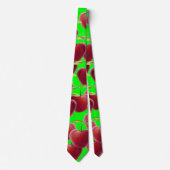 Cherry Pie Lime Green Krawatte (Vorderseite)