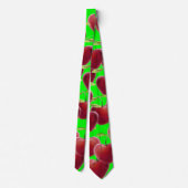 Cherry Pie Lime Green Krawatte (Rückseite)