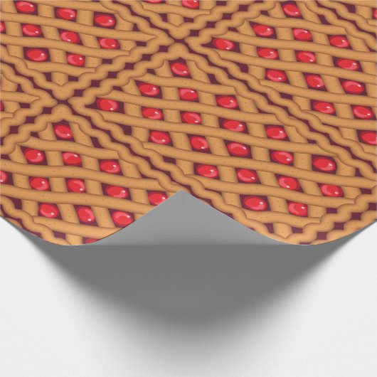 Cherry Pie Love Baking Birthday Geschenkpapier (Ecke)