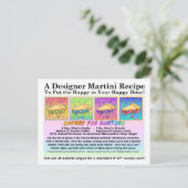Cherry Pie Martini Rezept Karte (Stehend Vorderseite)