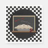 Cherry Pie Paper Napkins Serviette (Vorderseite)