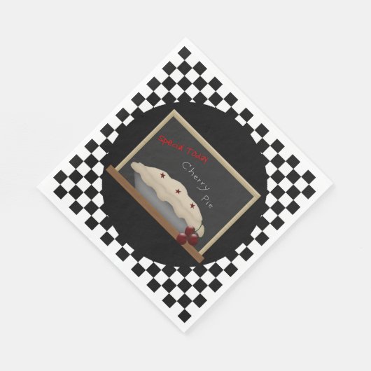 Cherry Pie Paper Napkins Serviette (Ecke)