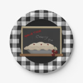 Cherry Pie Paper Plate Pappteller (Vorderseite)