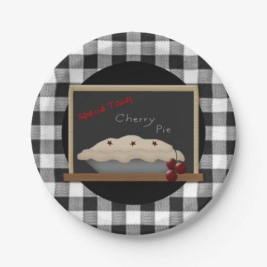 Cherry Pie Paper Plate Pappteller (Vorderseite)