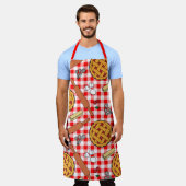Cherry Pie Paper Plate Schürze (Getragen)