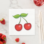 Cherry Pie Party Serviette (Beispiel)