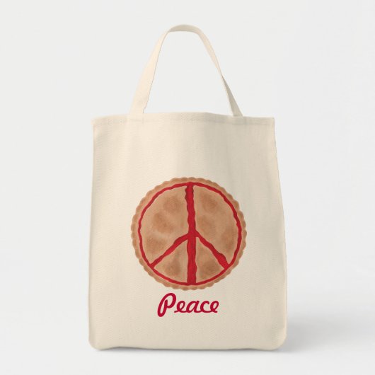 Cherry Pie Peace Sign, Tragetaschen (Vorne)