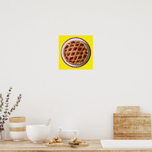 Cherry Pie Poster (Küche)
