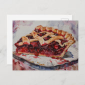 Cherry Pie Postkarte (Vorne/Hinten)
