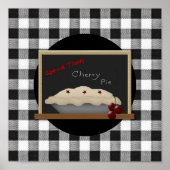 Cherry Pie Print Poster (Vorne)