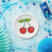 Cherry Pie Room Pappteller (Party)