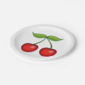 Cherry Pie Room Pappteller (Schrägansicht)