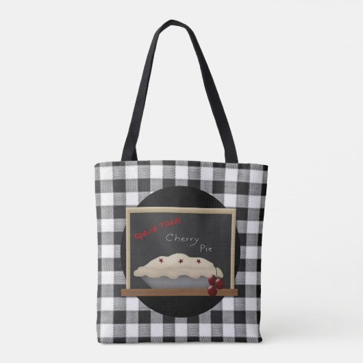 Cherry Pie Tote Bag Tasche (Rückseite)