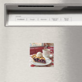 Cherry Pie, Vanilla Ice Creme & Kaffee Magnet (In Situ (Geschirrspüler))