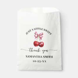 Cherry Pink Coquette Baby Dusche Party Geschenktütchen