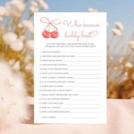 Cherry Pink Ribbon, der Daddy Best Game kennt