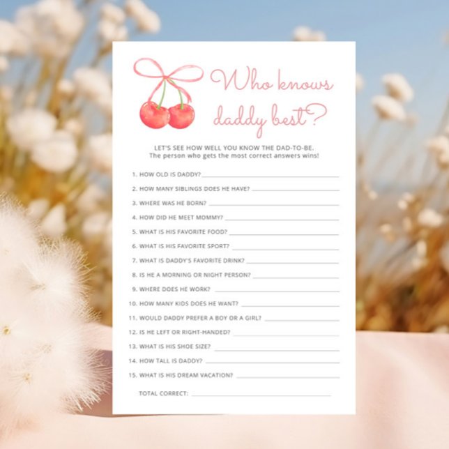 Cherry Pink Ribbon, der Daddy Best Game kennt (Von Creator hochgeladen)