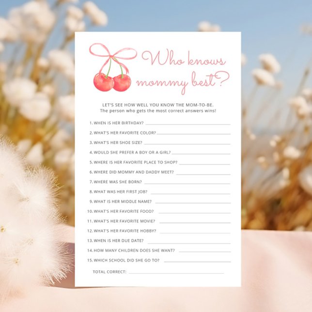 Cherry Pink Ribbon, der Mommy Best Game kennt (Von Creator hochgeladen)