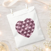 Cherry Pink Square und Diamond Herz Geschenktütchen (Ausgeschnitten)