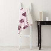 Cherry Pink Square und Diamond Herz Sherpadecke (Beispiel)