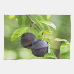 Cherry plum geschirrtuch