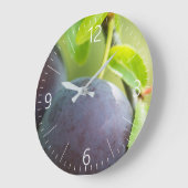 Cherry plum große wanduhr (Winkel)