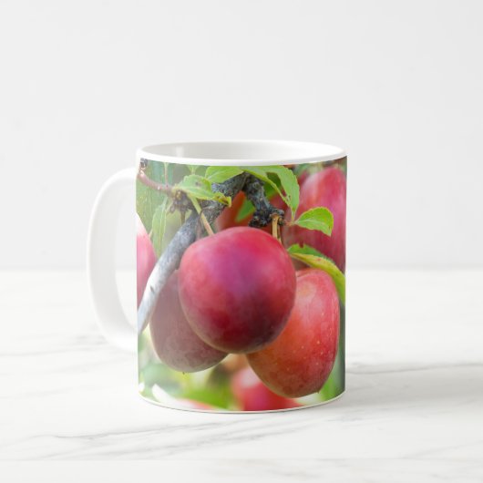 Cherry plum kaffeetasse (Vorderseite Links)