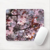 Cherry Plum Tree Pink Mousepad (Mit Mouse)