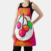 Cherry Pop Art Burst Schürze (InSitu)