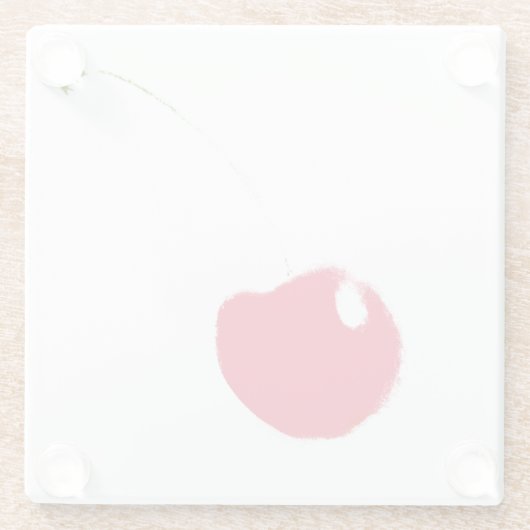 Cherry Pop Glasuntersetzer (Rückseite)