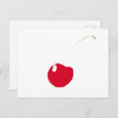 Cherry Pop Postkarte (Vorne/Hinten)