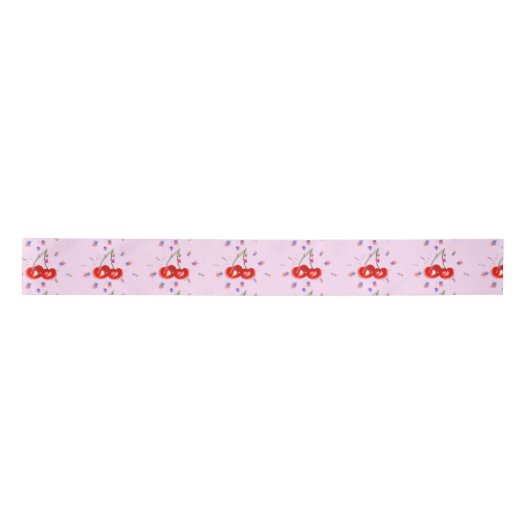 Cherry Pop Ribbon Satinband (Vorderseite)