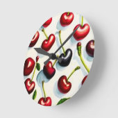 Cherry Pop Wall Clock Runde Wanduhr (Winkel)