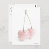Cherry Postcard Postkarte (Vorne/Hinten)