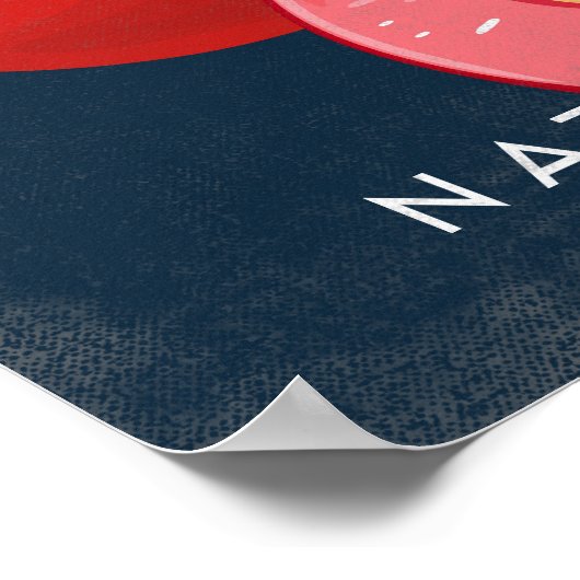 Cherry Poster Vintag Fruchtlabel (Ecke)