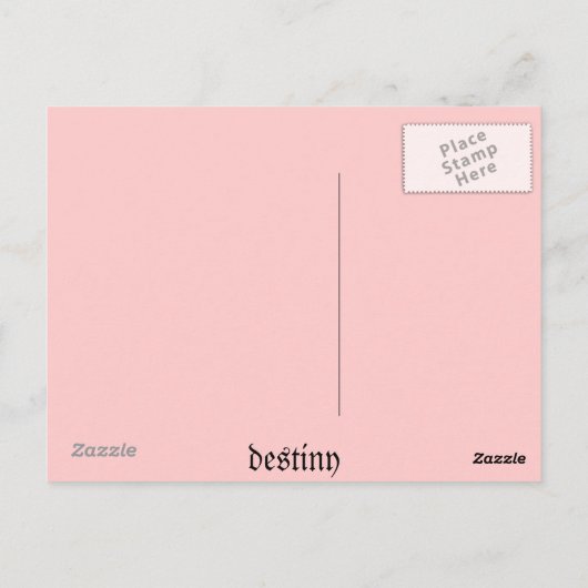 Cherry Postkarte (Rückseite)