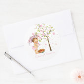 Cherry Preserve Canning Label Runder Aufkleber (Umschlag)