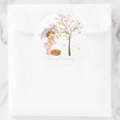 Cherry Preserve Canning Label Runder Aufkleber (Tasche)