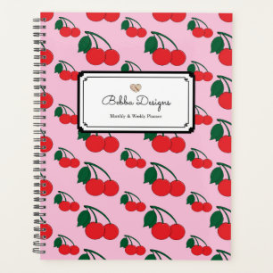 Cherry Print Planner Planer