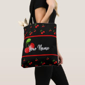 Cherry print shopping Book Tote Bag Tasche (Von Nahem)