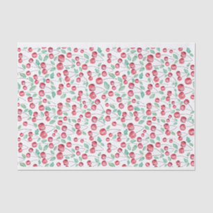 Cherry Print Tissue Paper Seidenpapier