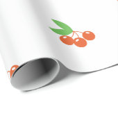 Cherry Print Wrapping Paper Geschenkpapier (Rolleneckpunkt)