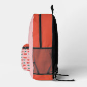Cherry Printed Backpack Bedruckter Rucksack (Rechts)
